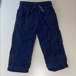 Gymboree Lined Pull On Pants in Blue 2T